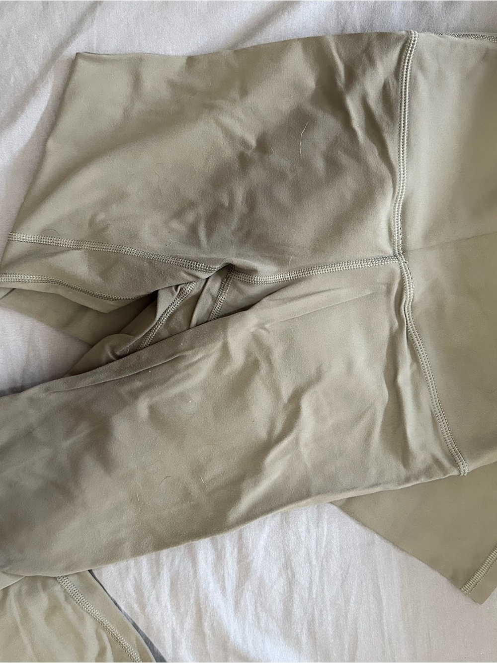 PARAGON High-Waist Leggings in Light Olive